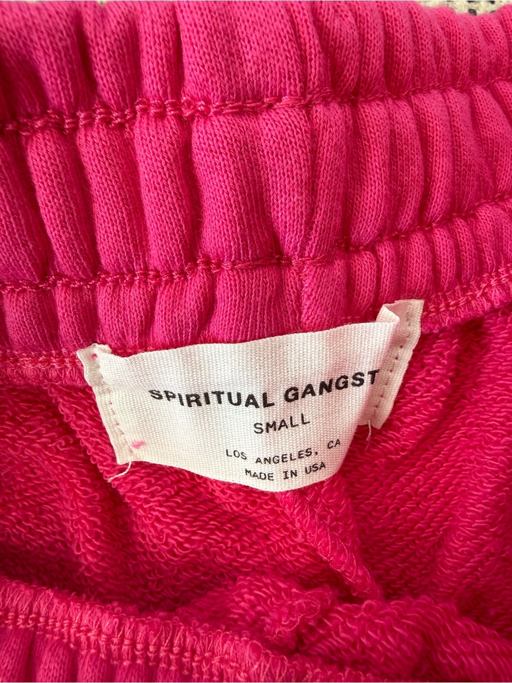 SPIRITUAL GANGSTER Women's Sadie French Terry Short Size S In Hype - Picture 6 of 8